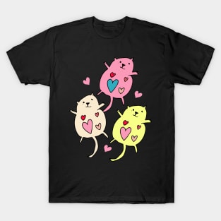 Cute Cat Valentines T-Shirt